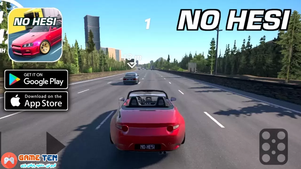 دانلود مود بازی No Hesi Car Traffic Racing 1.0.2 برای اندروید